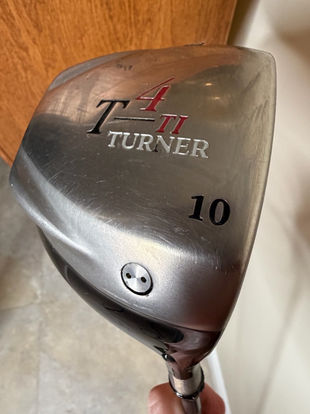 Turner T4 Ti 10° Golf Driver- Callaway Golf System III light flex shaft-New Grip